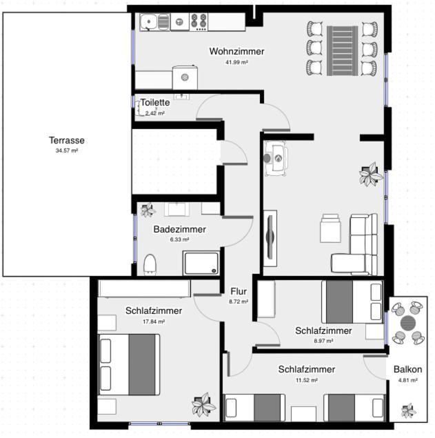 Ferienwohnung Auszeit Zwiefalten Zewnętrze zdjęcie